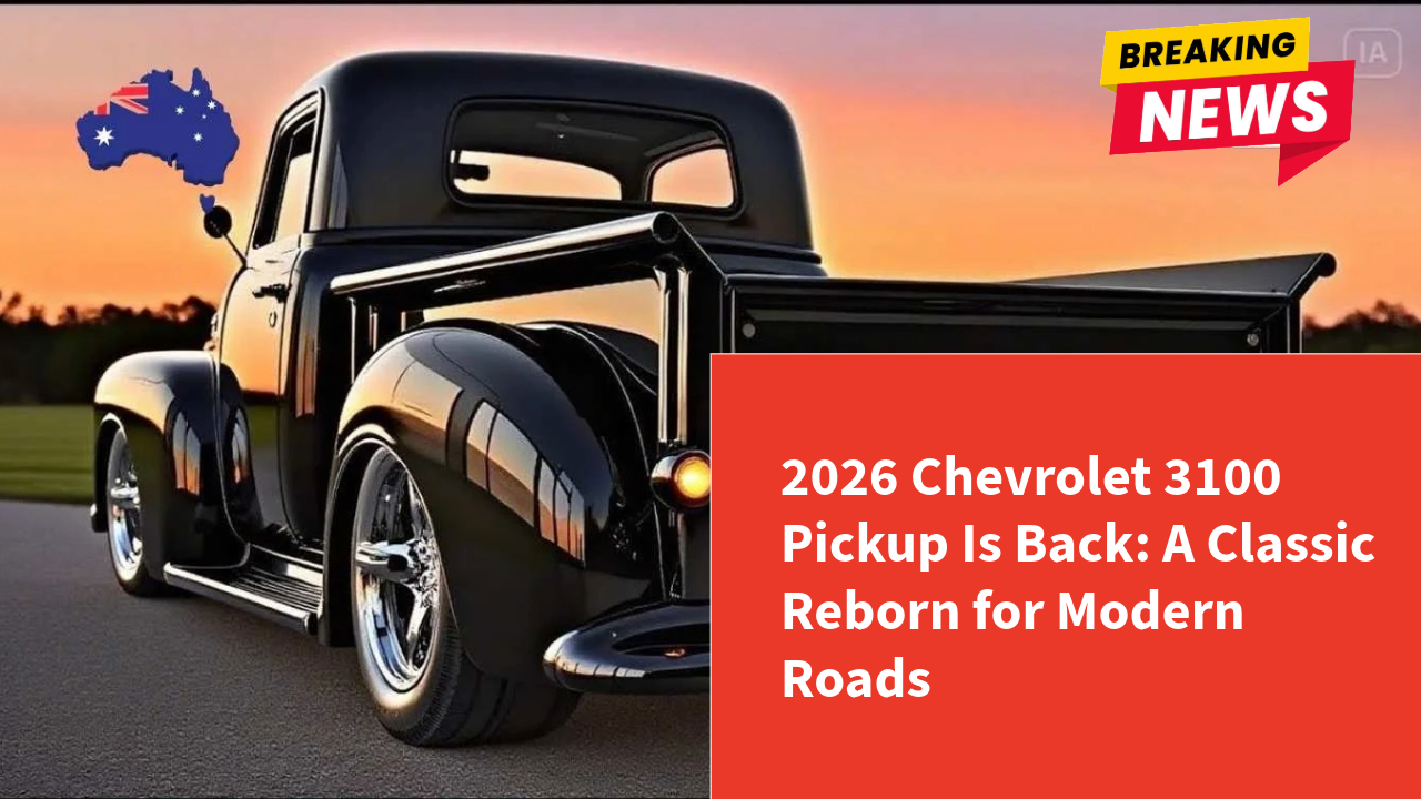 2026 Chevrolet 3100 Pickup Is Back: A Classic Reborn for Modern Roads