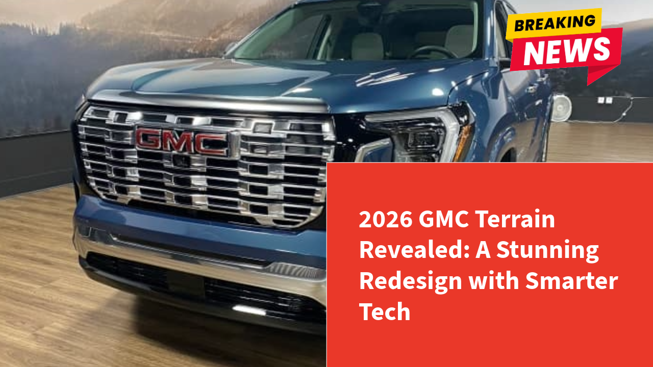2026 GMC Terrain Revealed: A Stunning Redesign with Smarter Tech