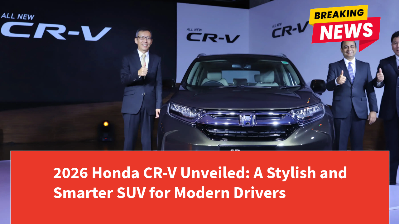 2026 Honda CR-V Unveiled: A Stylish and Smarter SUV for Modern Drivers