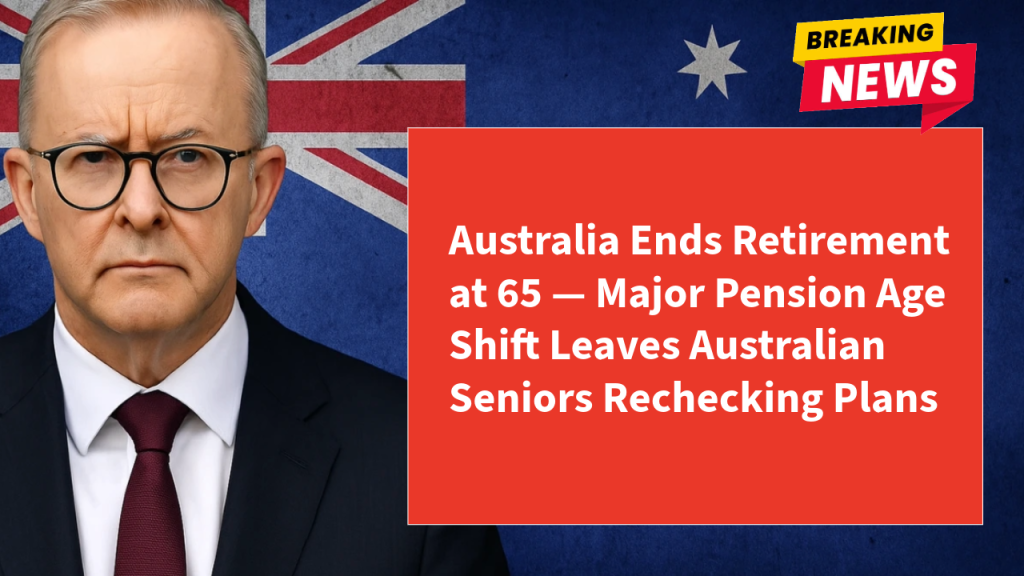 Australia Ends Retirement at 65 — Major Pension Age Shift Leaves Australian Seniors Rechecking Plans