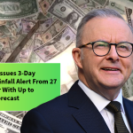 Australia Issues 3-Day Severe Rainfall Alert From 27 November With Up to 180mm Forecast