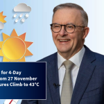 Australia Set for 4-Day Heatwave From 27 November as Temperatures Climb to 43°C