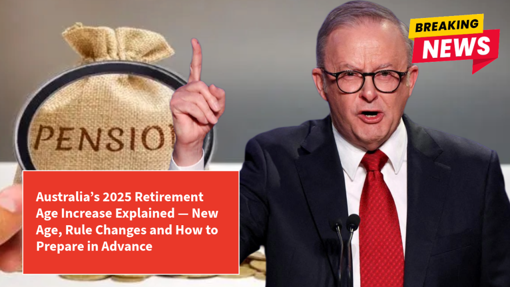 Australia’s 2025 Retirement Age Increase Explained — New Age, Rule Changes and How to Prepare in Advance