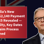 Australia’s New $800–$2,140 Payment for 2025 Revealed — Eligibility, Key Dates and Claim Process Explained
