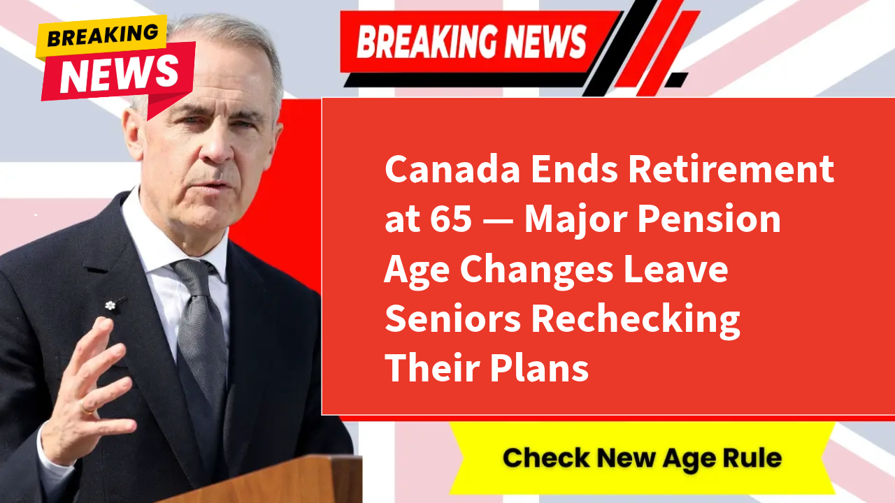 Canada Ends Retirement at 65 — Major Pension Age Changes Leave Seniors Rechecking Their Plans