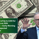 Cash Boost of Up to $300 for Australians on 30th November — Early-Morning Deposits Expected Nationwide