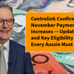 Centrelink Confirms November Payment Increases — Updated Rates and Key Eligibility Alerts Every Aussie Must See