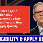 Centrelink’s $1,587 November 2025 Late-Payment Update — Who Qualifies and How to Re-Apply Quickly