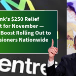 Centrelink’s $250 Relief Payment for November — One-Off Boost Rolling Out to Age Pensioners Nationwide