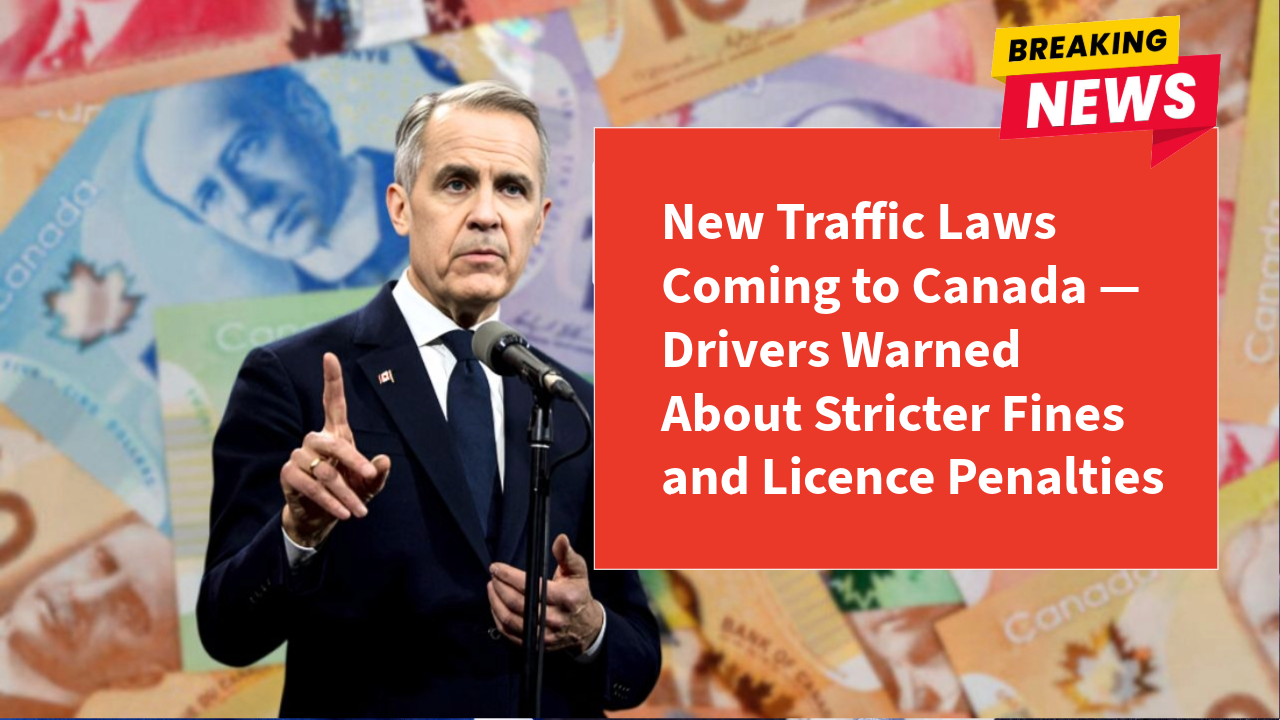 New Traffic Laws Coming to Canada — Drivers Warned About Stricter Fines and Licence Penalties