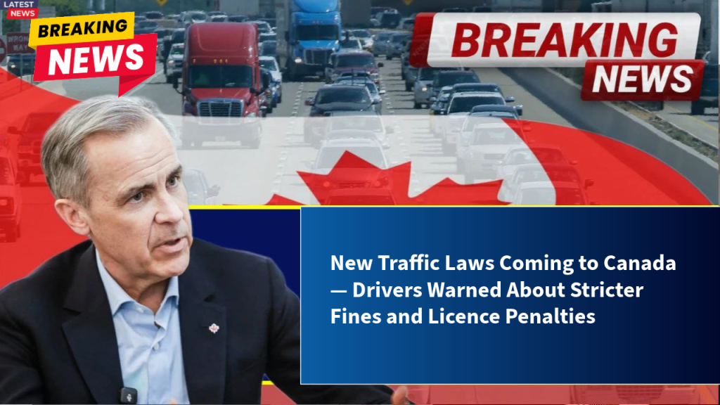 New Traffic Laws Coming to Canada — Drivers Warned About Stricter Fines and Licence Penalties