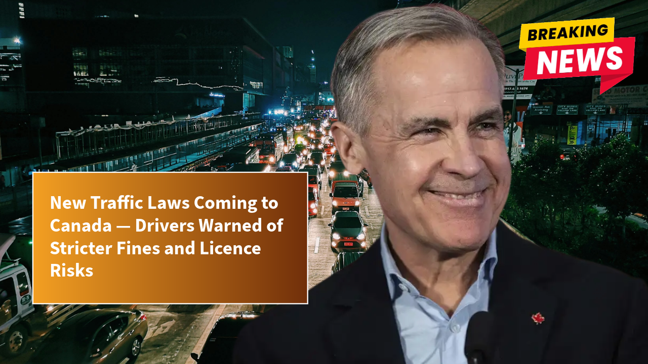 New Traffic Laws Coming to Canada — Drivers Warned of Stricter Fines and Licence Risks